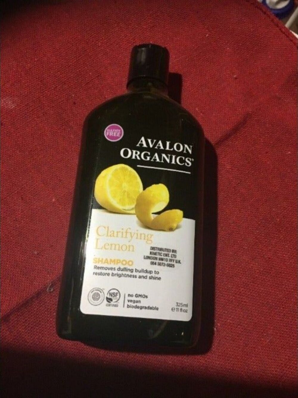 Avalon organics Clarifying Lemon Shampoo